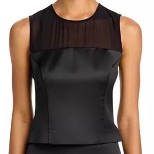 NWT French Connection Illusion Neck Top